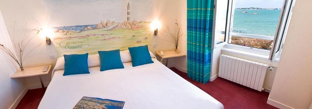Hotel Aux Tamaris - Vue Mer Roscoff Eksteriør bilde
