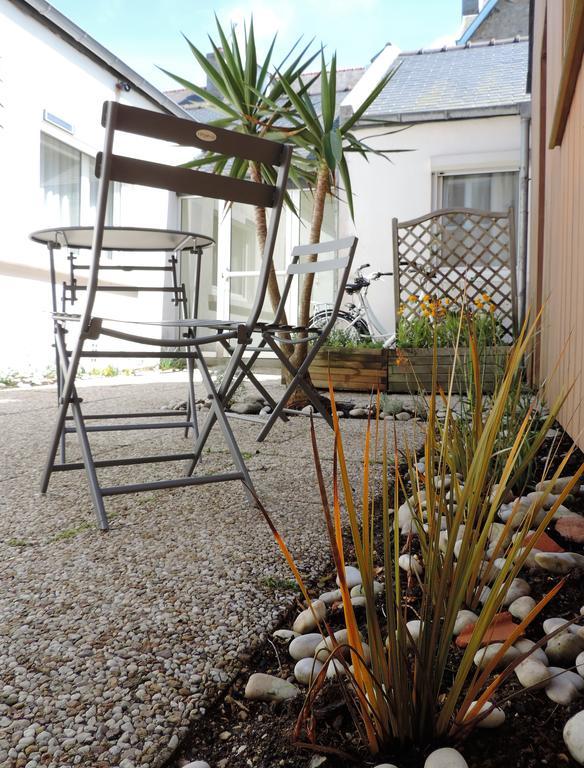 Hotel Aux Tamaris - Vue Mer Roscoff Eksteriør bilde